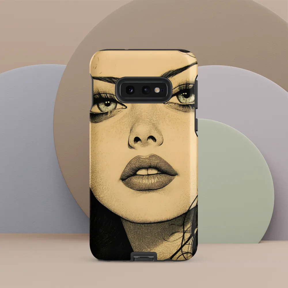 Enigmatic Gaze | Phone Case |  S10e | Tough Case | Matte