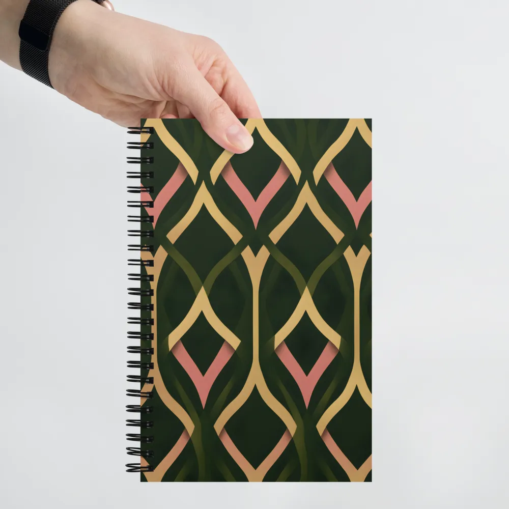 Interwoven Elegance | Spiral Notebook