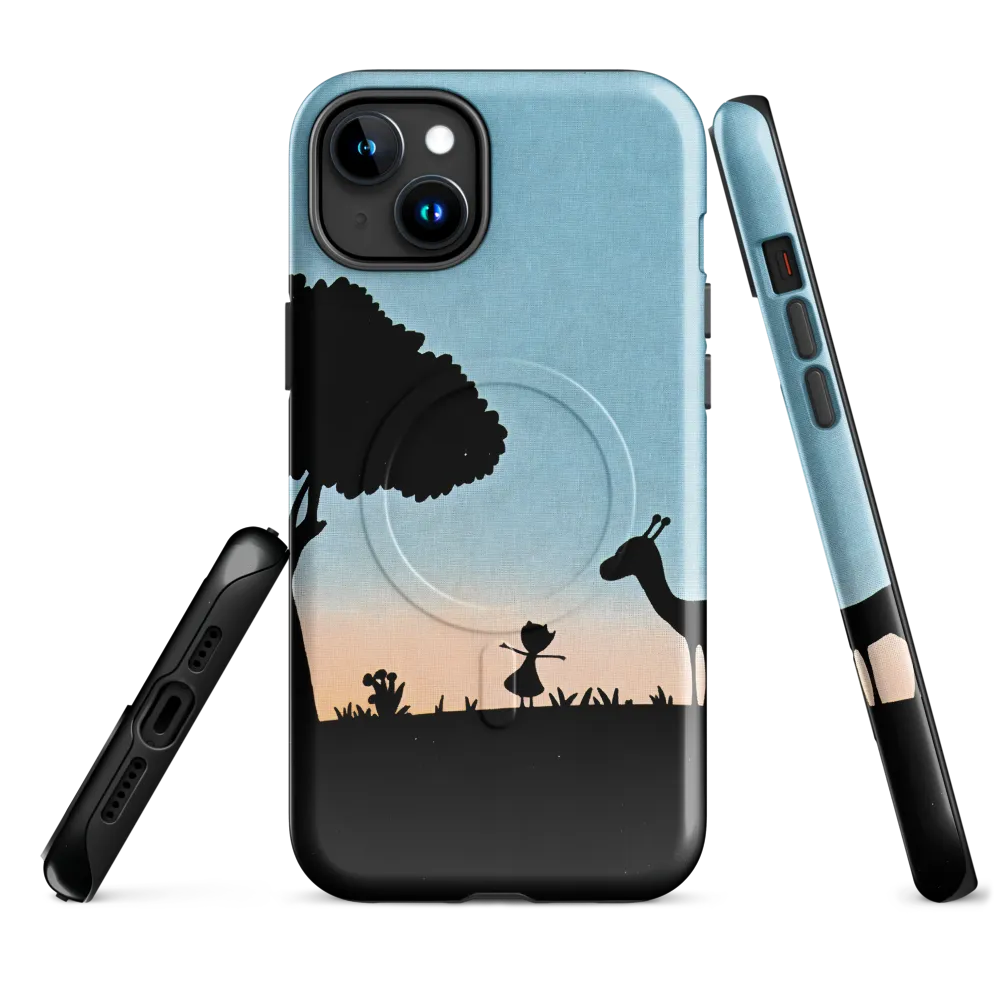Curiosity in the Silhouette | Phone Case |  15 Plus | MagSafe® Tough Case | Glossy