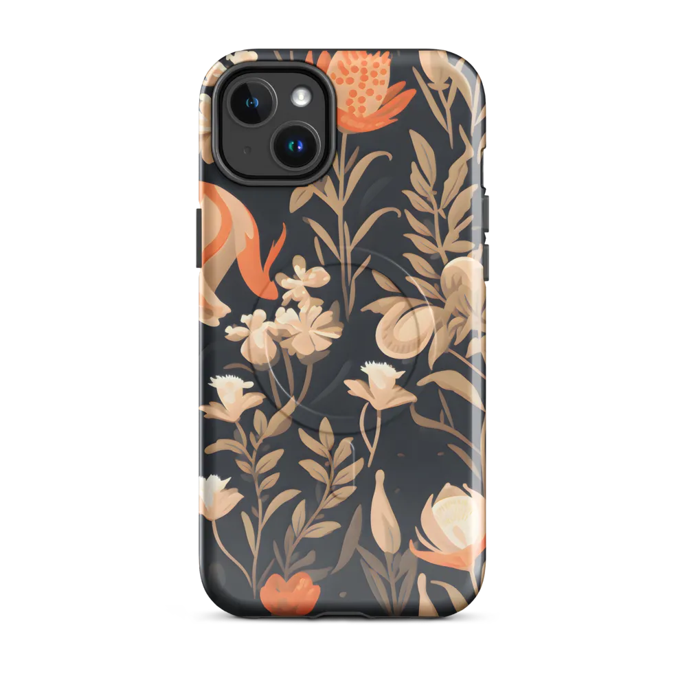 Floral Harmony: A Dance in the Dark