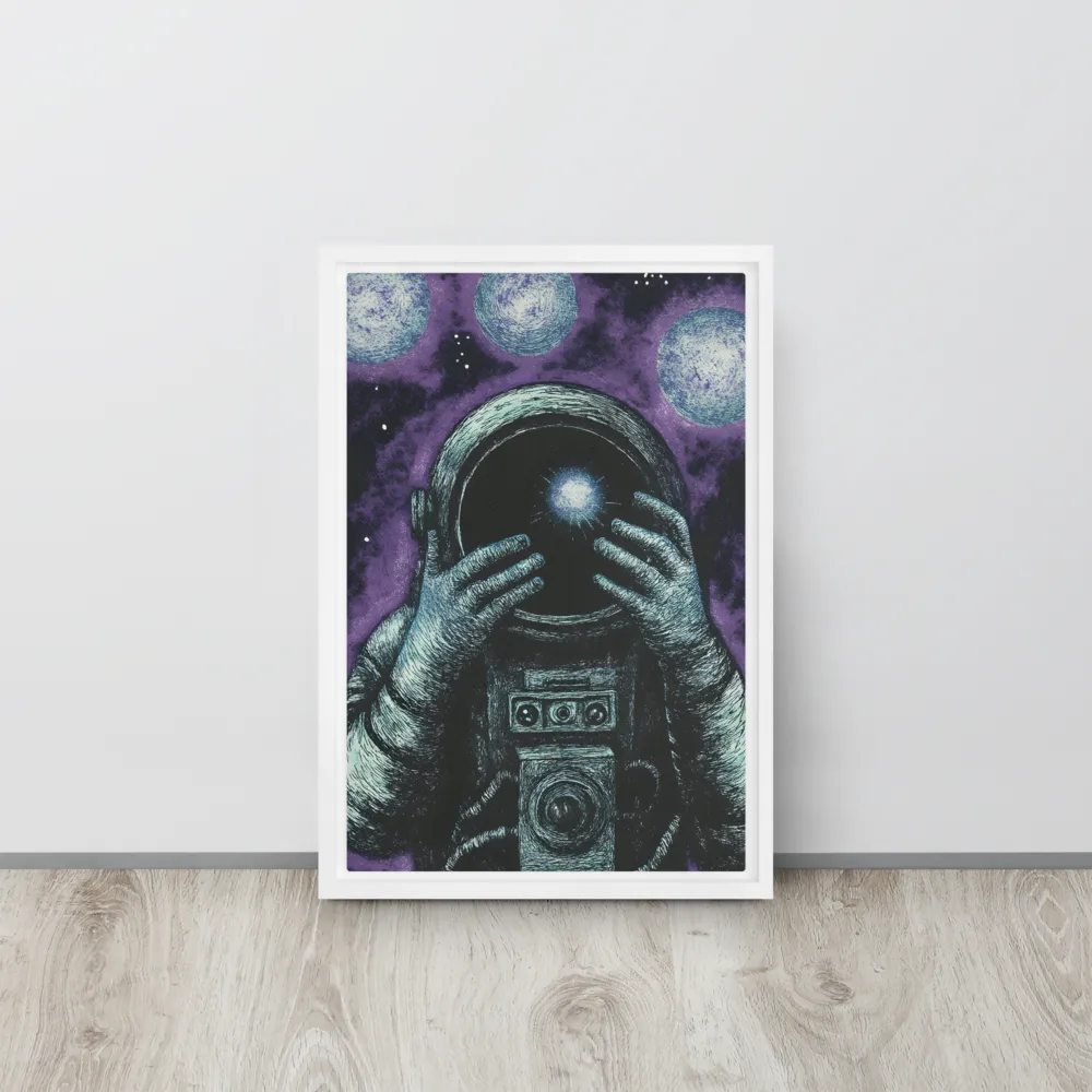 Beyond the Stars | Canvas with White Frame | 12″×18″