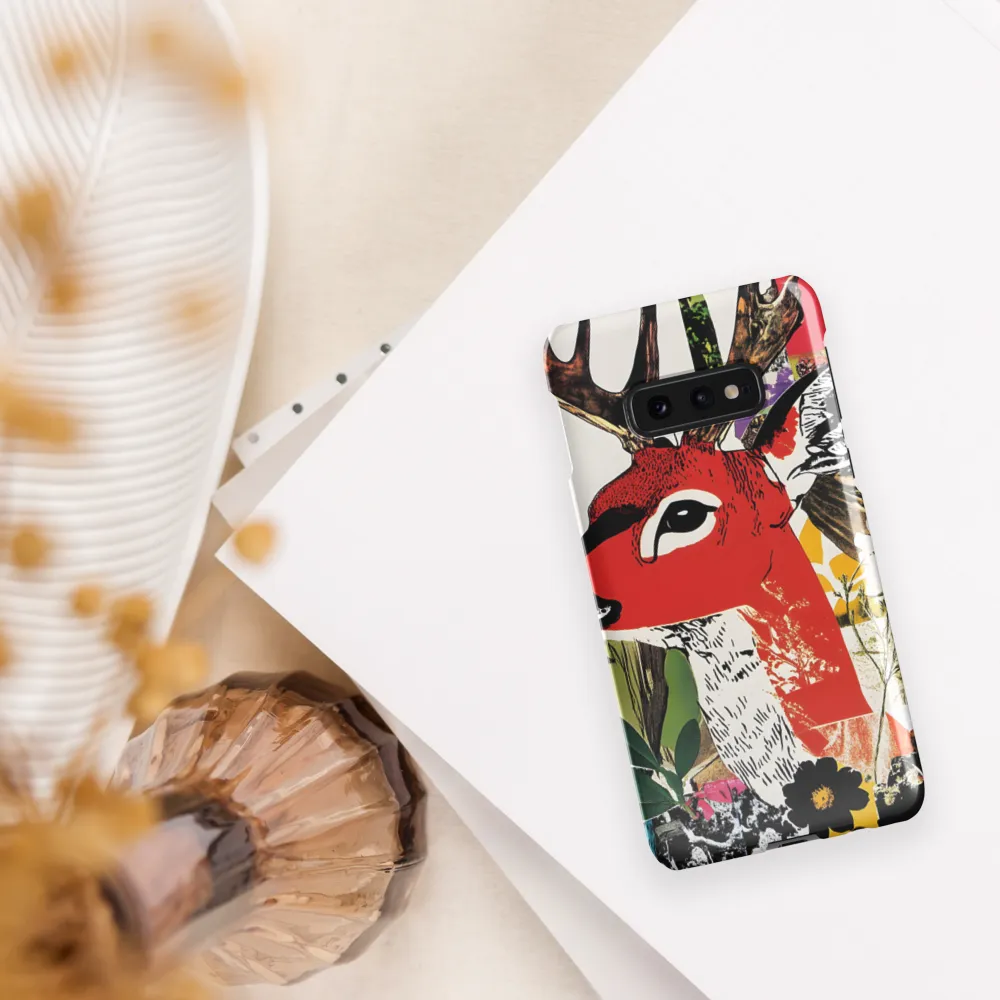 Vibrant Harmony: The Deer in Nature | Phone Case |  S10e | Snap Case | Glossy