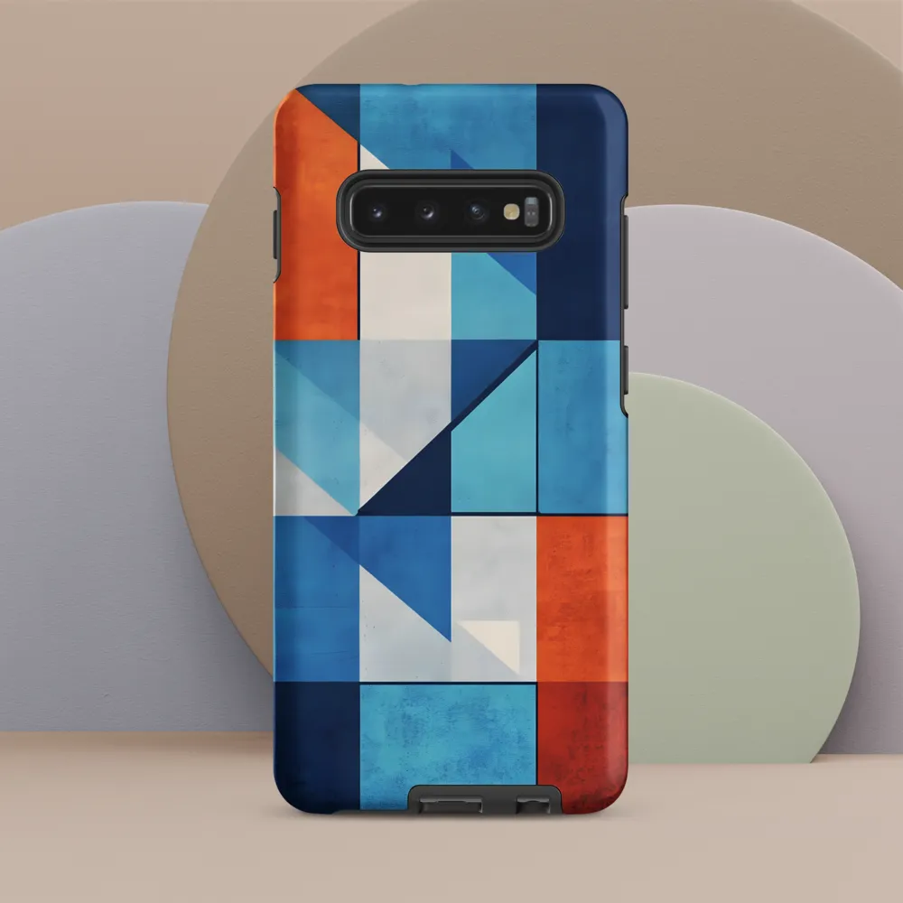 Geometric Harmony in Color | Phone Case |  S10 Plus | Tough Case | Matte