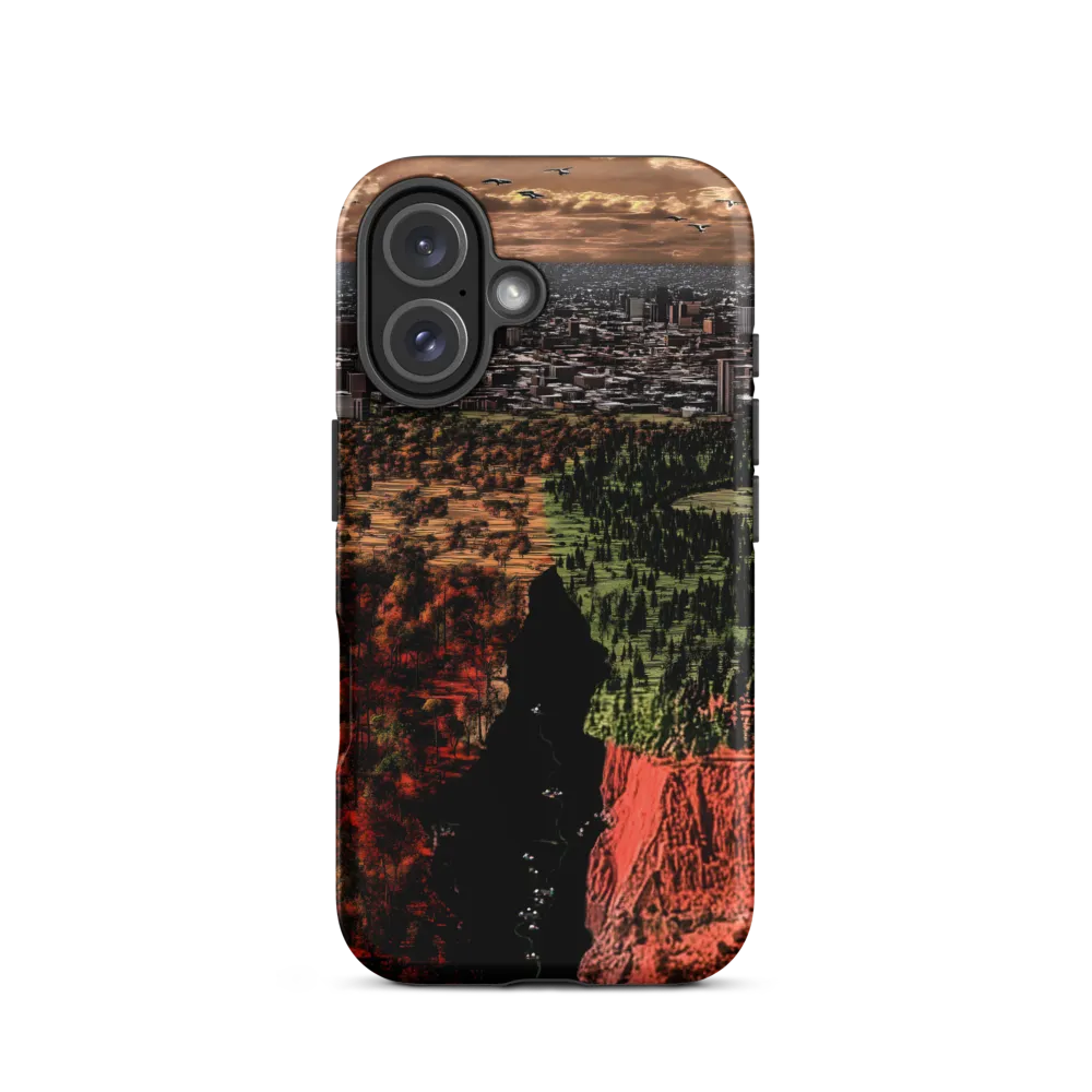 Harmony and Dissonance: A Landscape of Contrasts | Phone Case