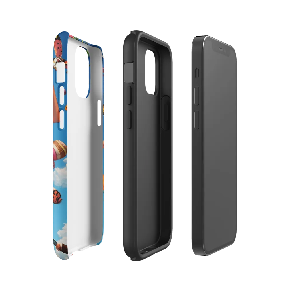Joyful Whimsy | Phone Case |  12 mini | Tough Case | Matte