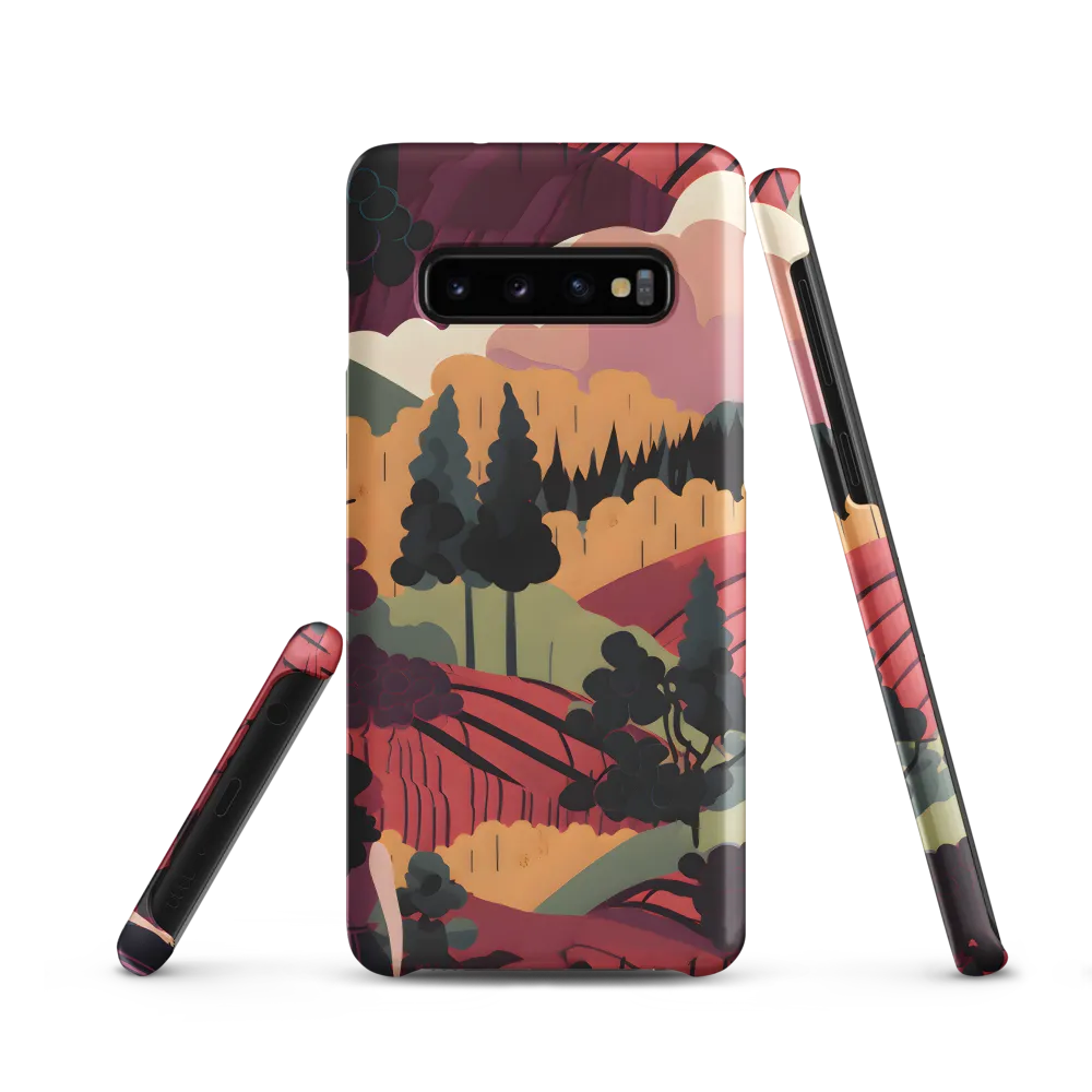 Harmony of Grapes and Life | Phone Case |  S10 | Snap Case | Matte
