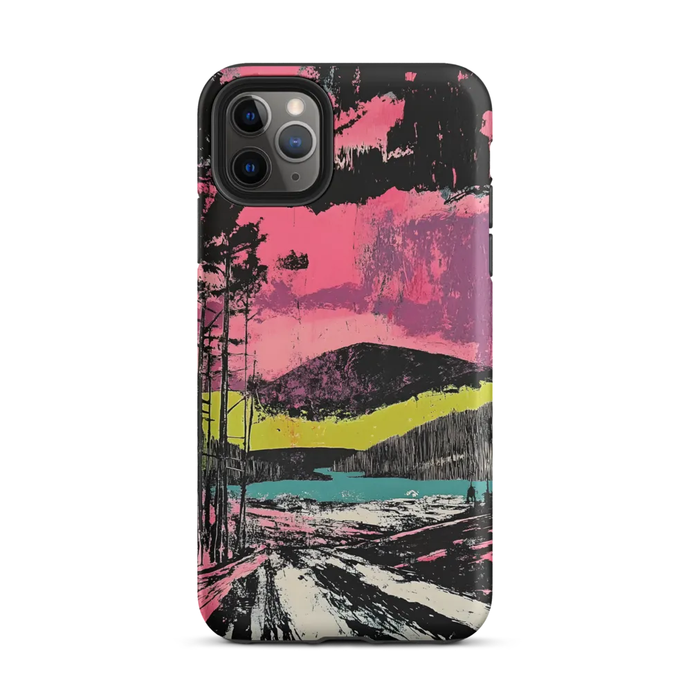 Vibrant Horizons: A Landscape in Contrast