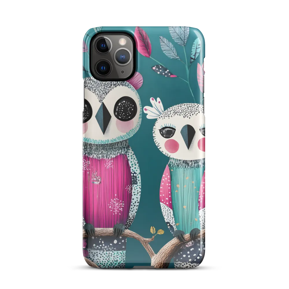 Whimsical Duo: A Celebration of Nature and Color | Phone Case |  11 Pro Max | Snap Case | Glossy