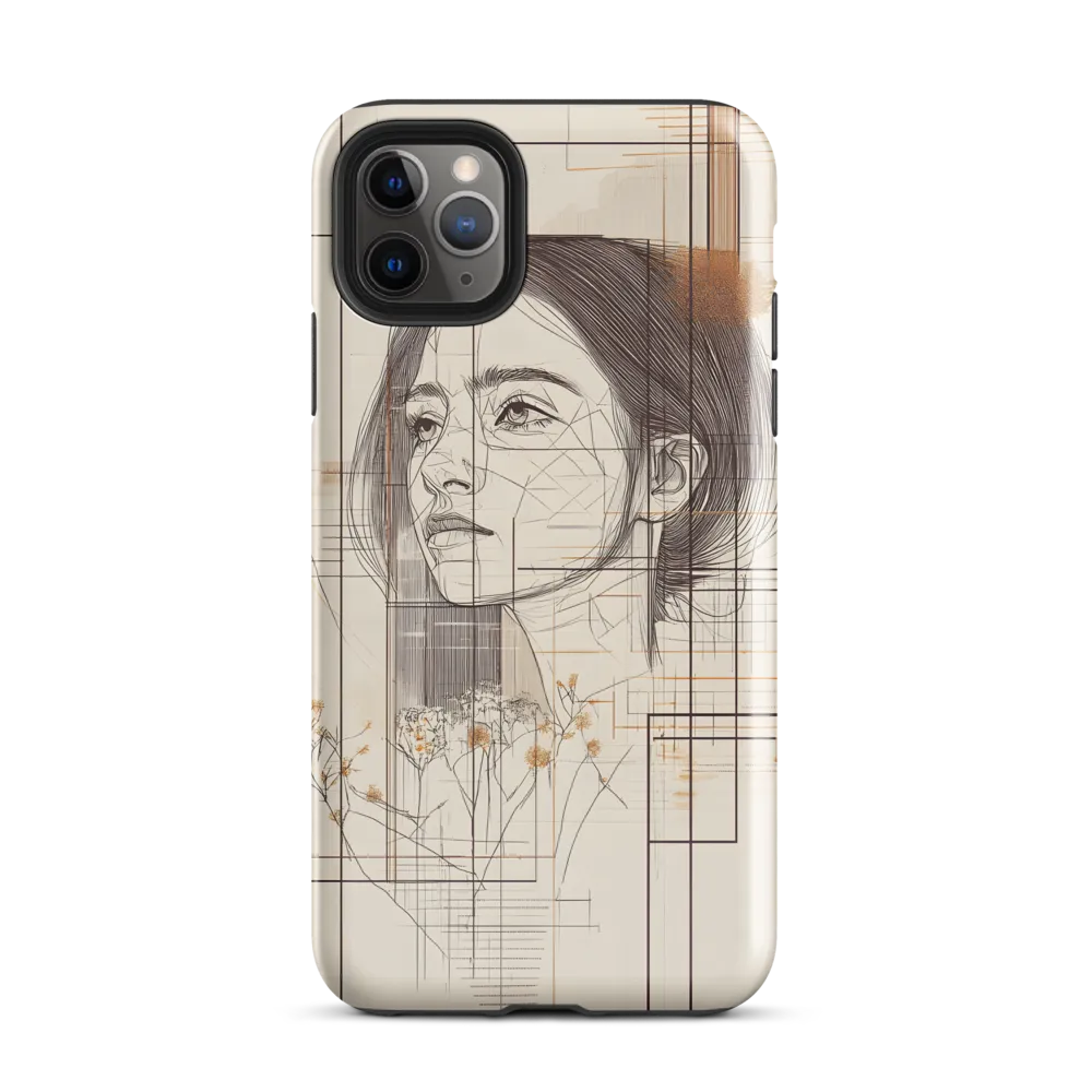 Serenity in Lines | Phone Case |  11 Pro Max | Tough Case | Glossy