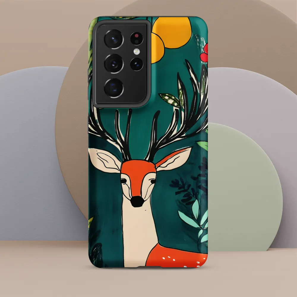 Nature's Embrace: The Majestic Deer | Phone Case |  S21 Ultra | Tough Case | Matte