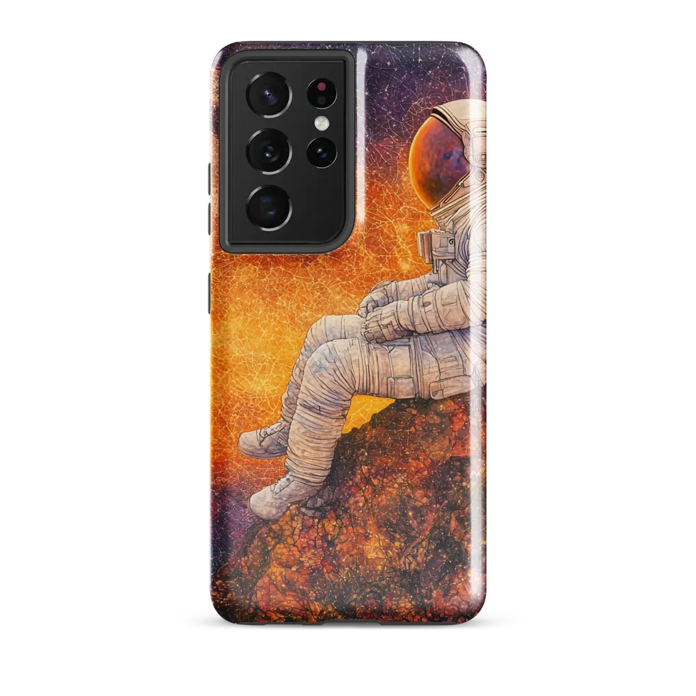Cosmic Contemplation | Phone Case |  S21 Ultra | Tough Case | Glossy