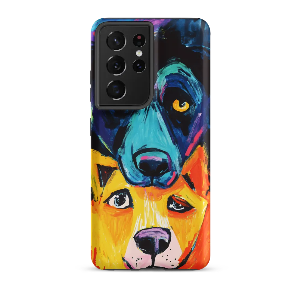 Vibrant Companions: An Expression of Canine Spirit