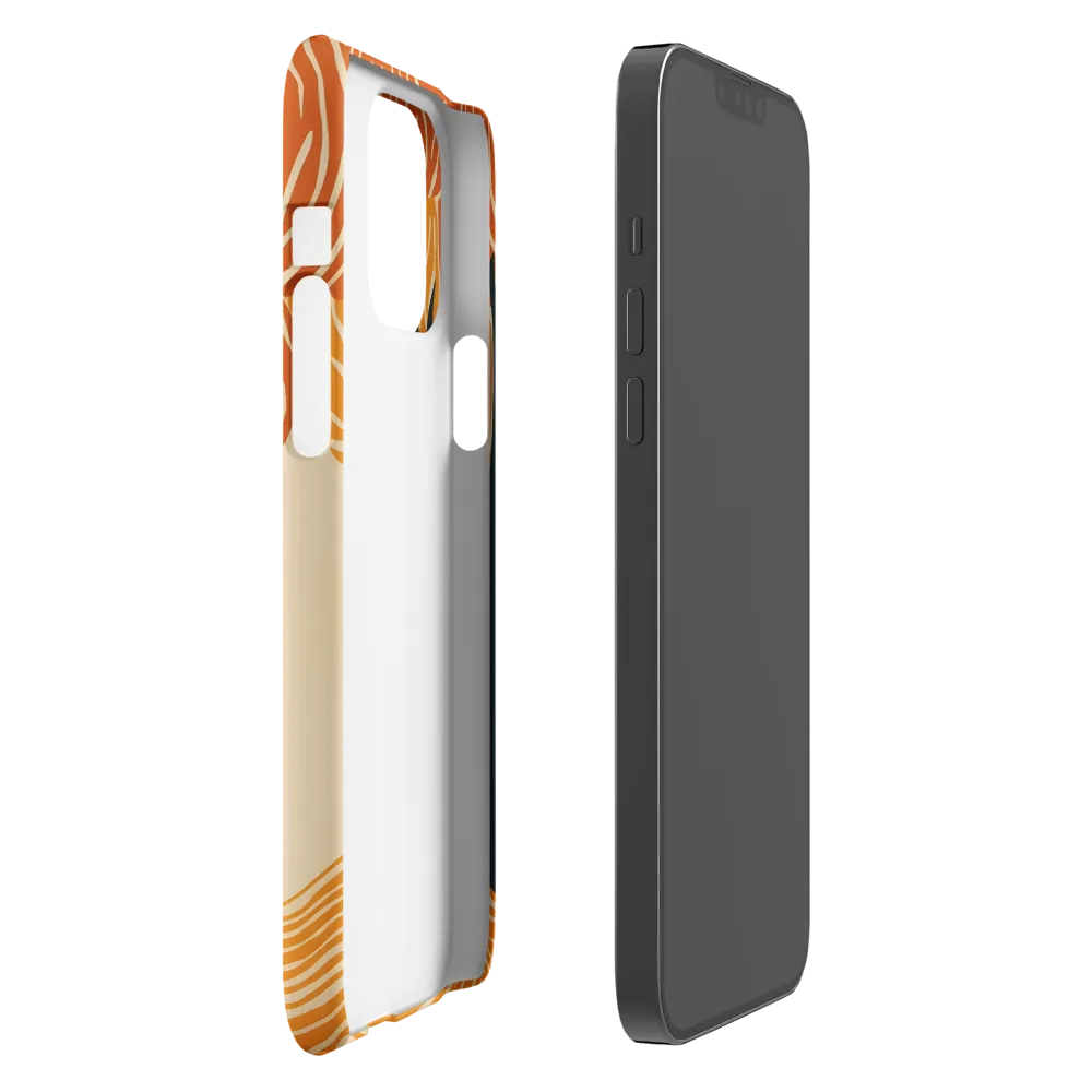 Silent Reflections under Swirling Leaves | Phone Case |  13 Pro Max | Snap Case | Matte