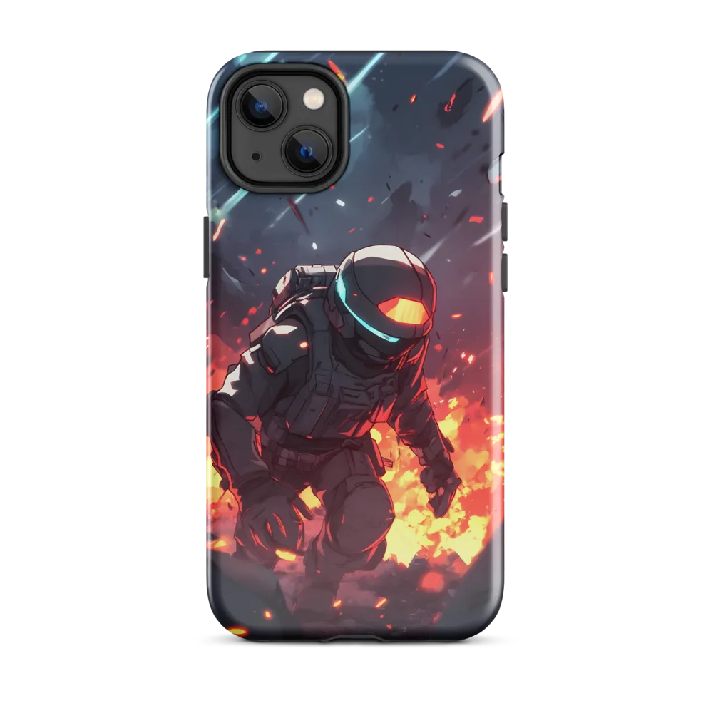 Astronaut Amidst Chaos