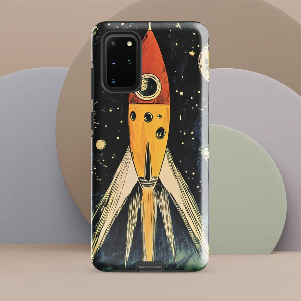 Stellar Launch — Mid‑Century Rocket