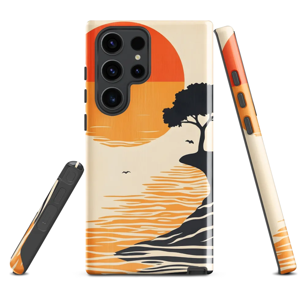Serene Sunset | Phone Case |  S23 Ultra | Tough Case | Glossy