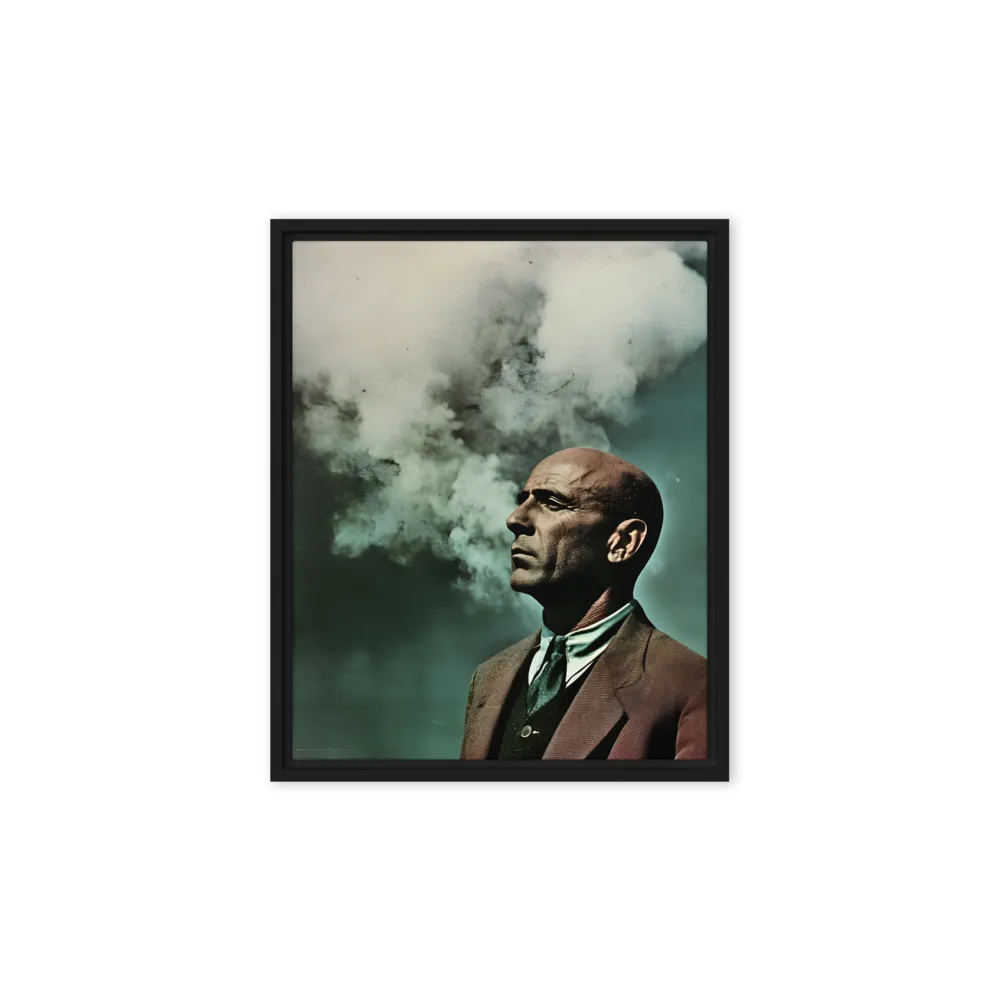 Clouded Thoughts | Canvas with Black Frame | 8″×10″