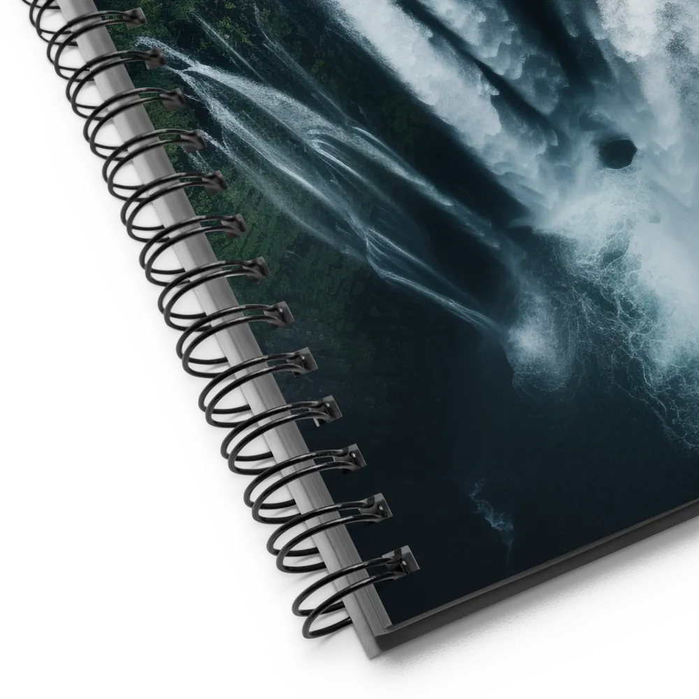 Nature's Power: The Cascading Waterfall | Spiral Notebook