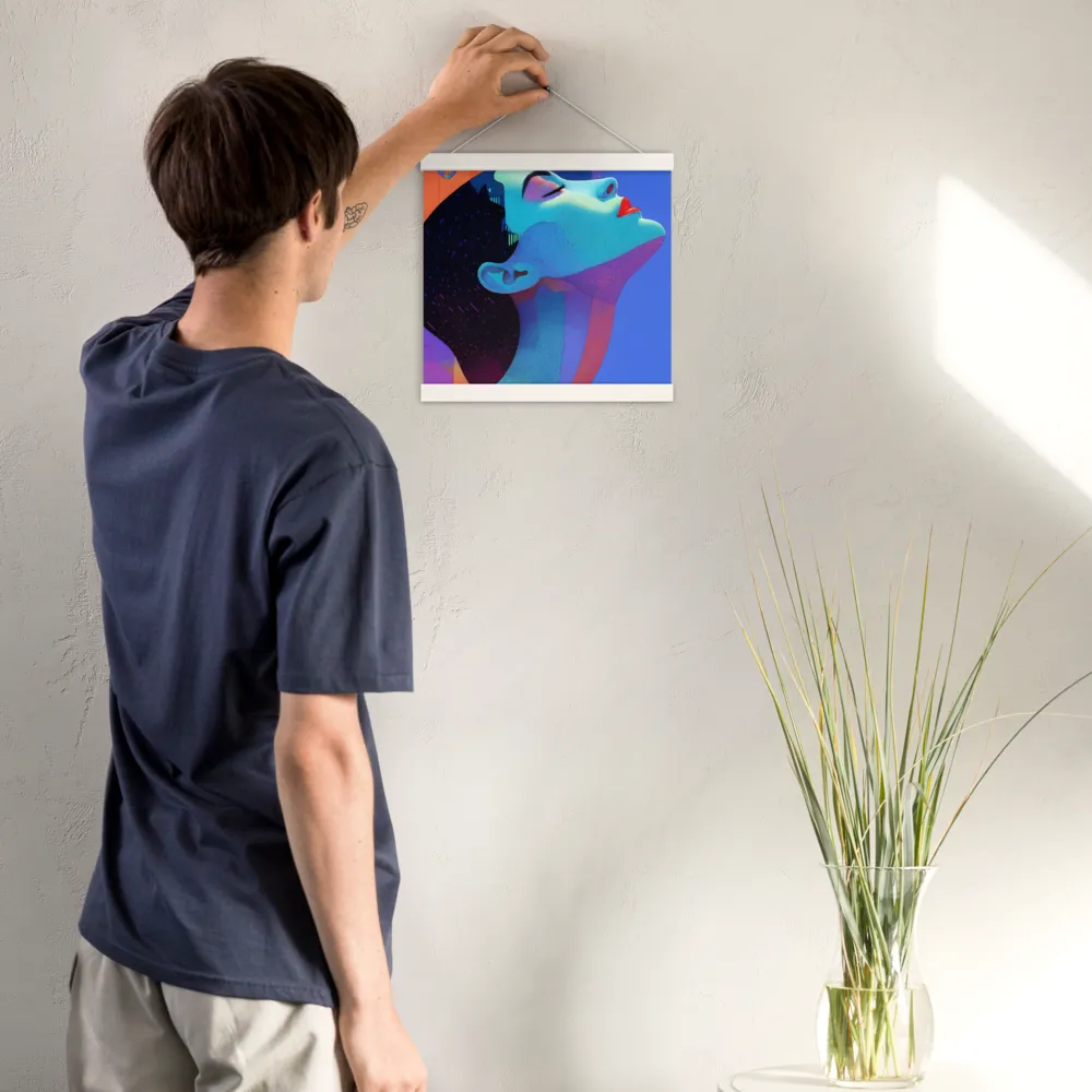 Ethereal Reverie | Poster With White Wood Hanger | 12″×12″