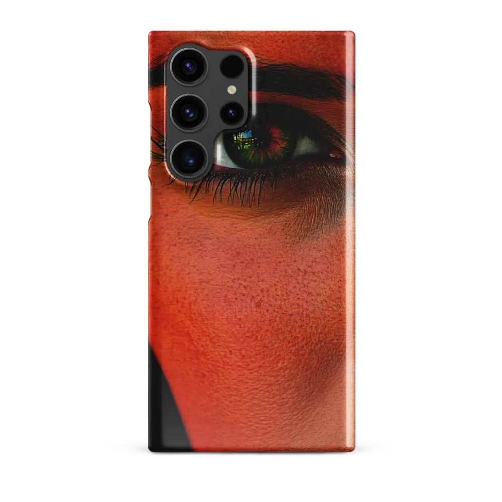 Gaze of Intensity | Phone Case |  S23 Ultra | Snap Case | Glossy