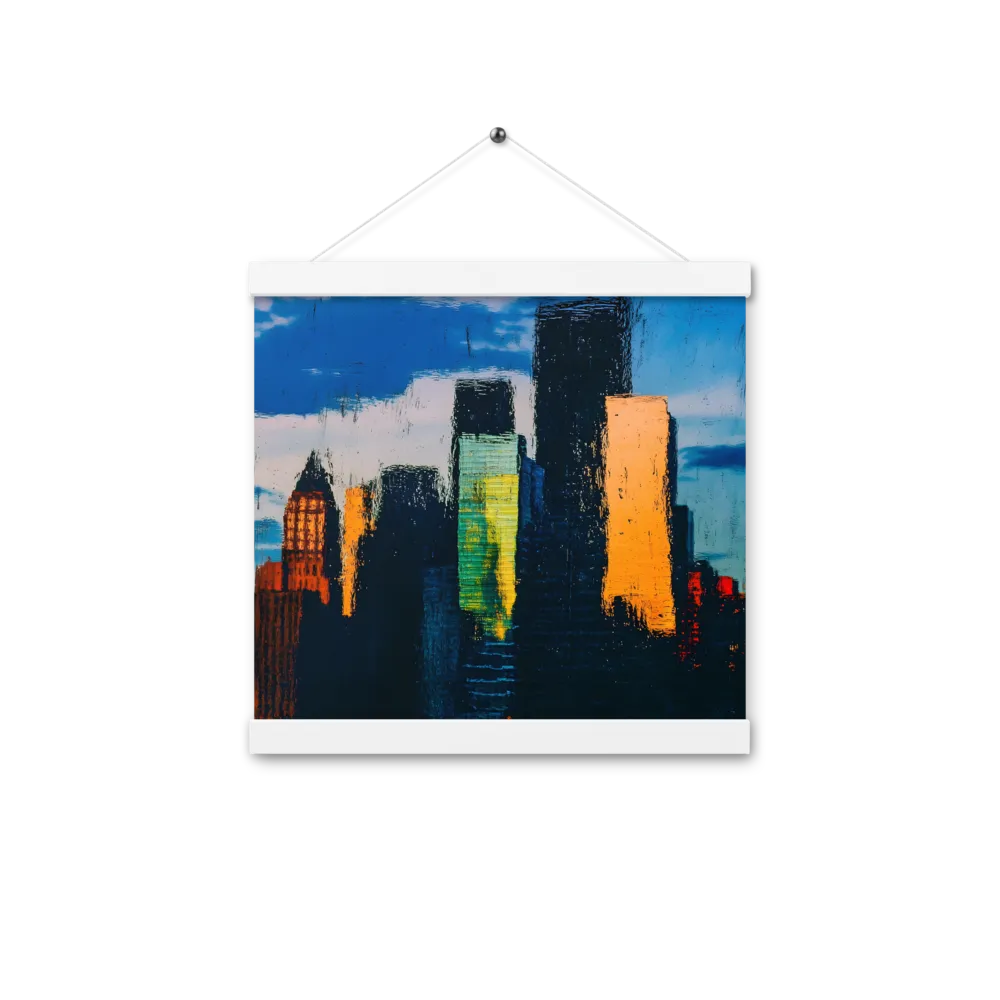 Reflections of Tranquility | Poster With White Wood Hanger | 12″×12″