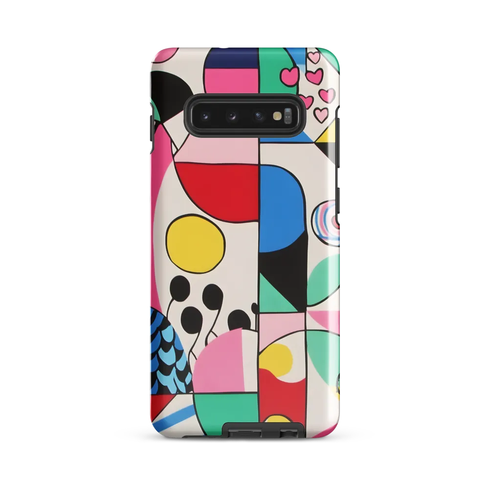 Dynamic Interplay of Shapes | Phone Case |  S10 Plus | Tough Case | Glossy