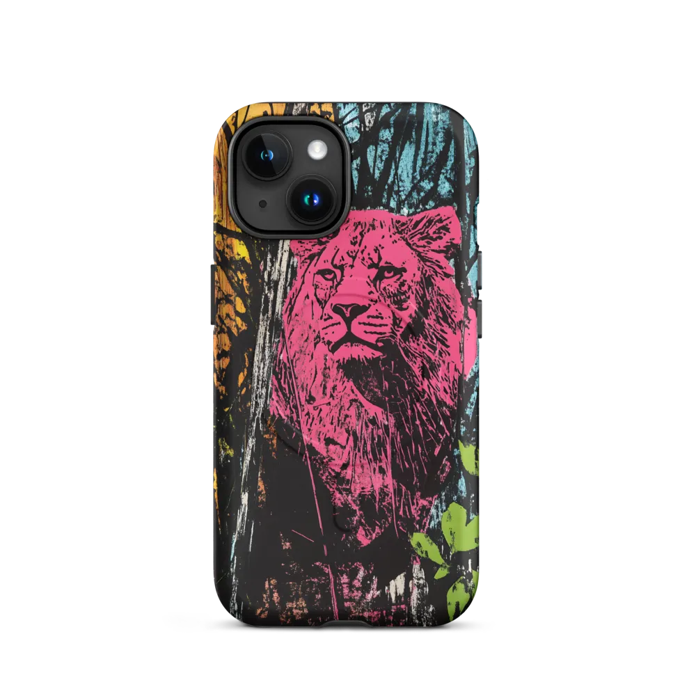 Fierce Vibrance: The Pink Lion
