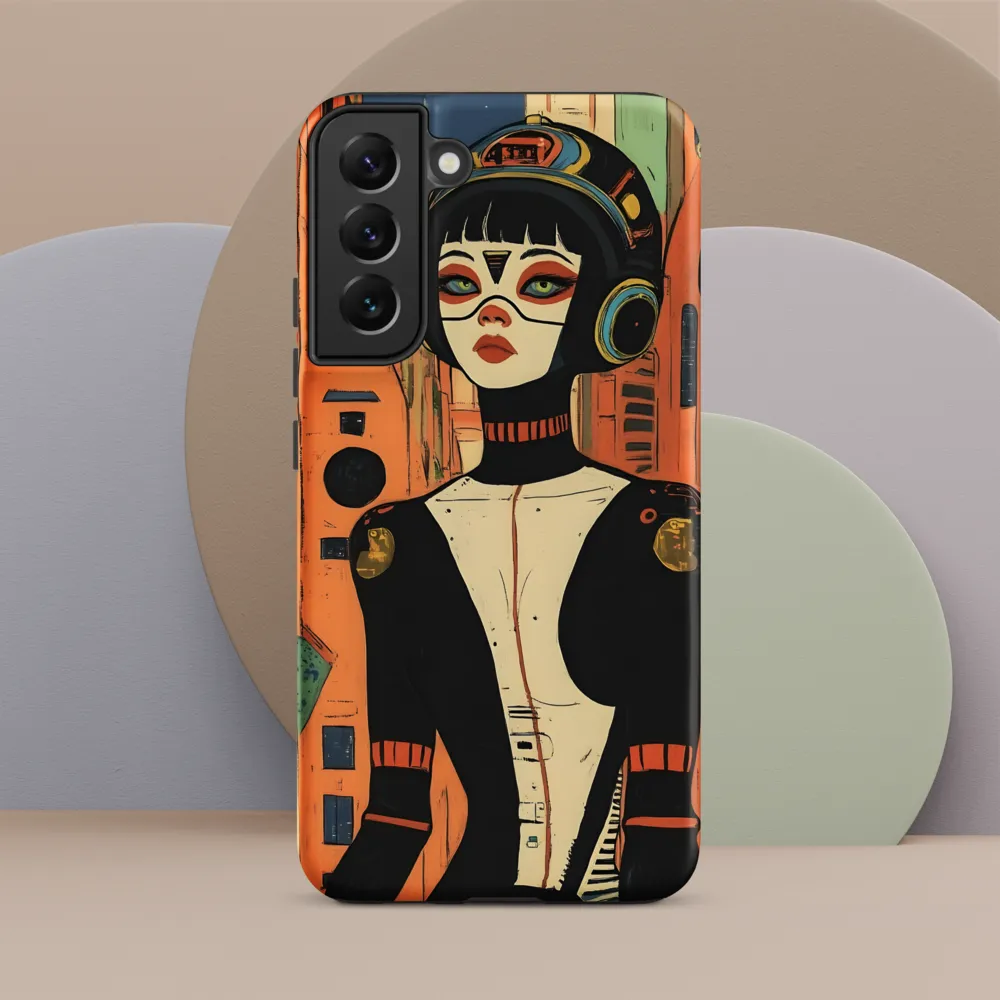 Futuristic Portrait of a Woman | Phone Case |  S22 Plus | Tough Case | Matte