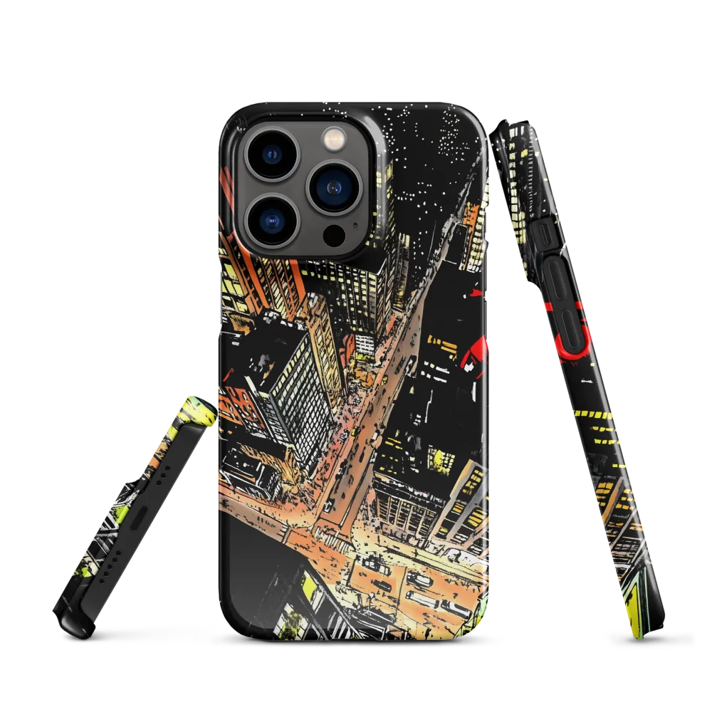 Urban Nightscape: A Bird's-eye View