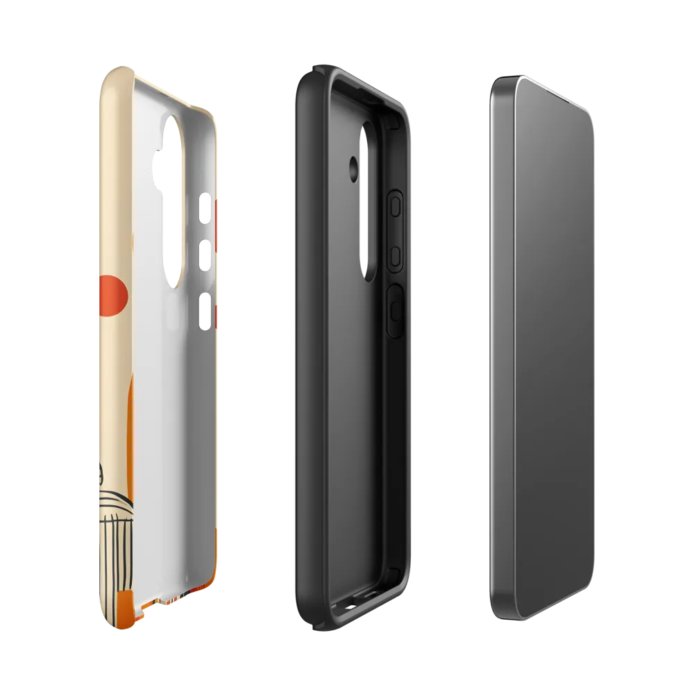 Contemplation of the Stars | Phone Case |  S24 | Tough Case | Matte