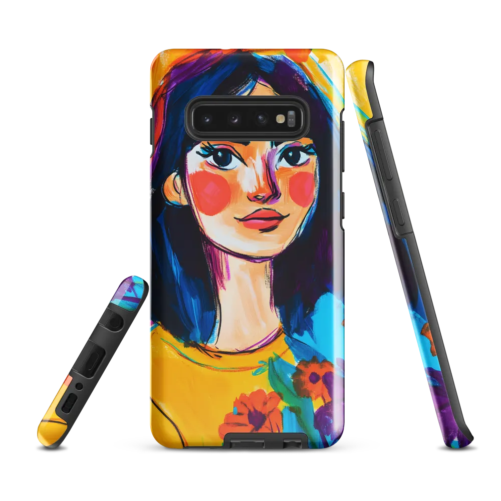 Vibrant Blossoms | Phone Case |  S10 Plus | Tough Case | Glossy