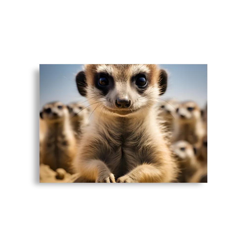 Curious Stance: The Meerkat's Gaze | Poster | A1 (23.3″×33.1″)