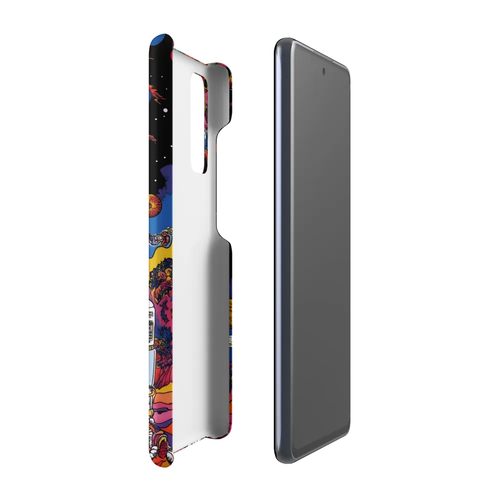 Cosmic Wonder: An Astronaut's Journey Through Color | Phone Case |  S20 FE | Snap Case | Matte