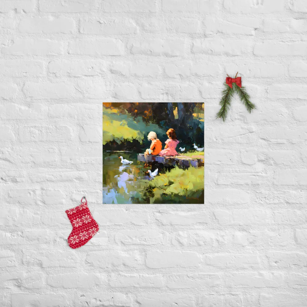 Pondside Reverie 
 Poster | 18″x 18″