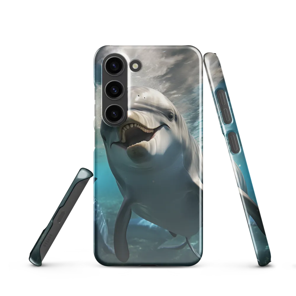 Beneath the Waves: A Dolphin's Dance