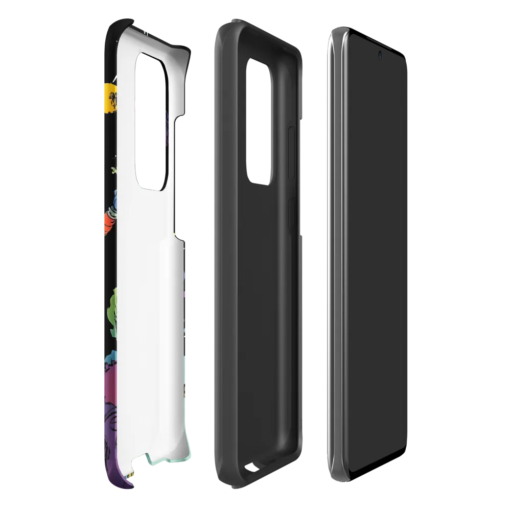 Celestial Voyage: The Astronaut's Journey | Phone Case |  S20 Ultra | Tough Case | Matte