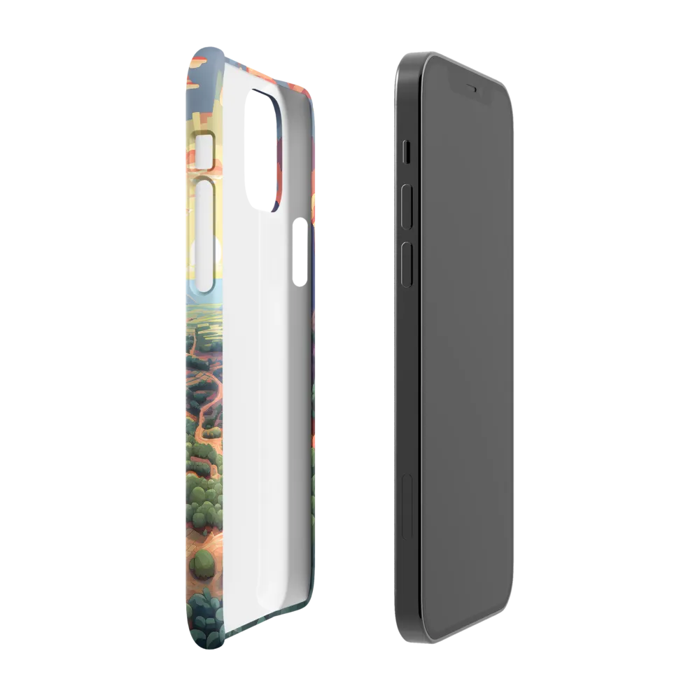 Desert Serenity at Dusk | Phone Case |  12 | Snap Case | Glossy