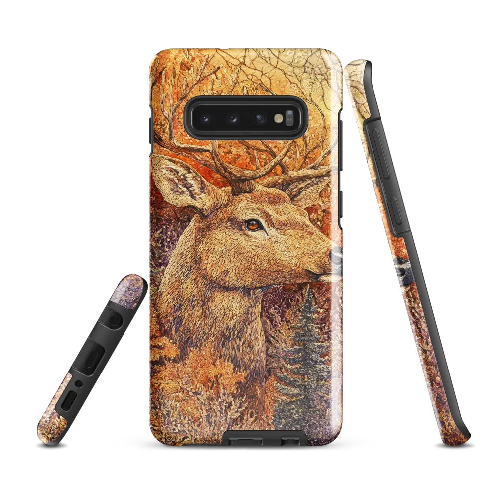 Majestic Serenity: The Autumn Deer | Phone Case |  S10 Plus | Tough Case | Glossy