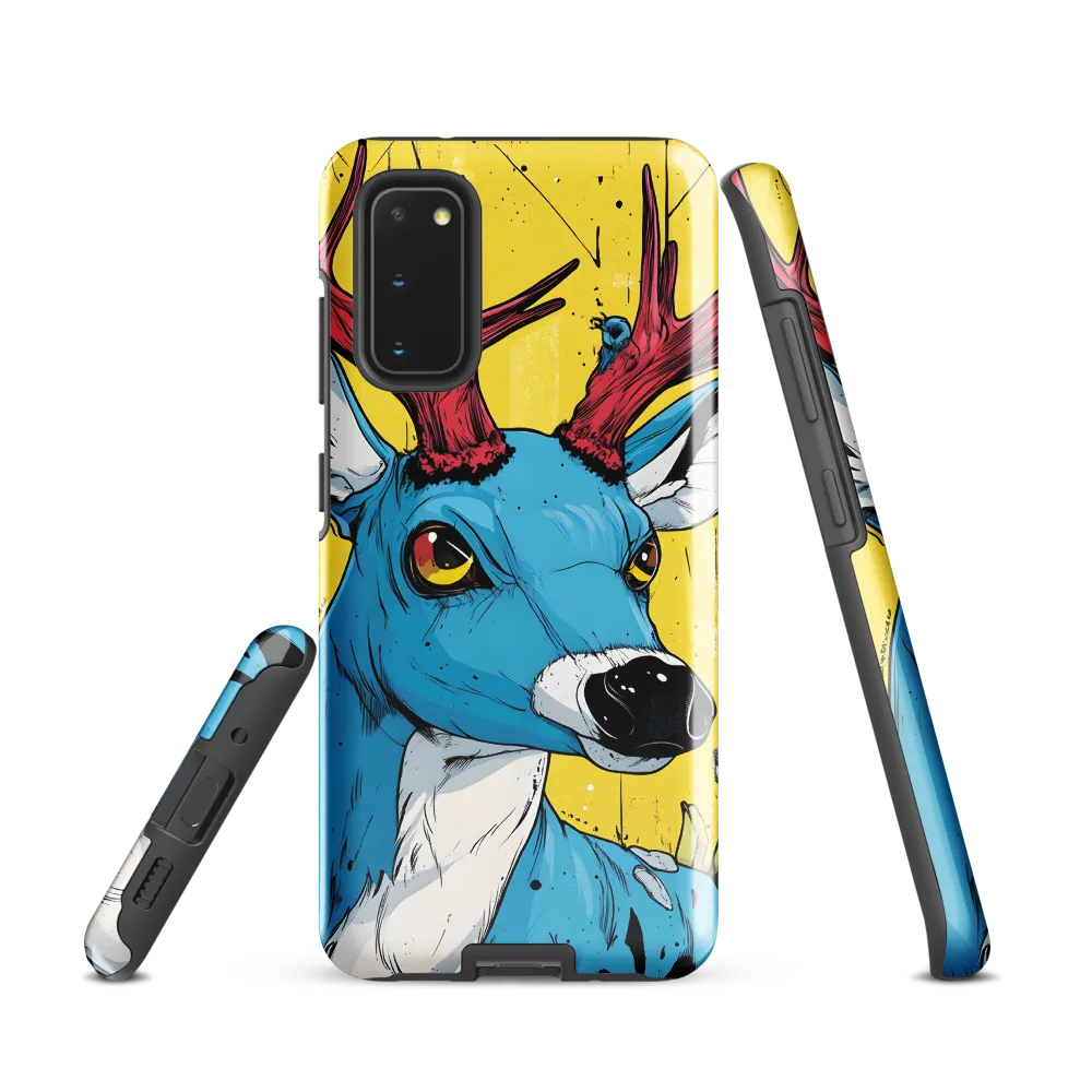 Vivid Antlers: A Modern Take on Nature