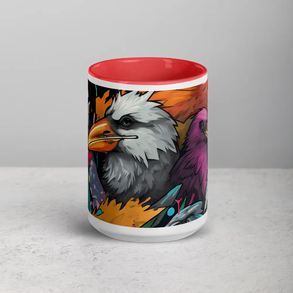 Avian Vortex: A Celebration of Color and Form