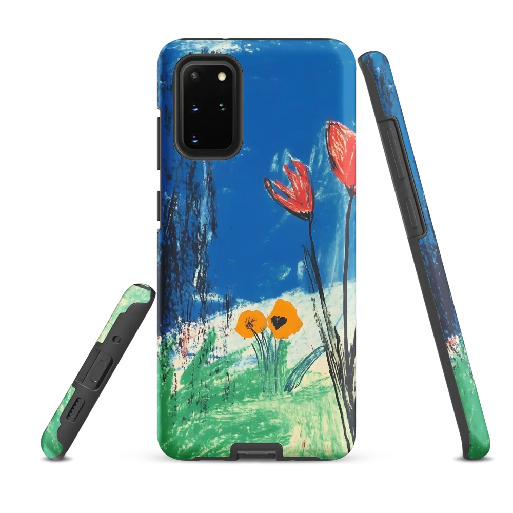 Joyful Blossoms in Blue