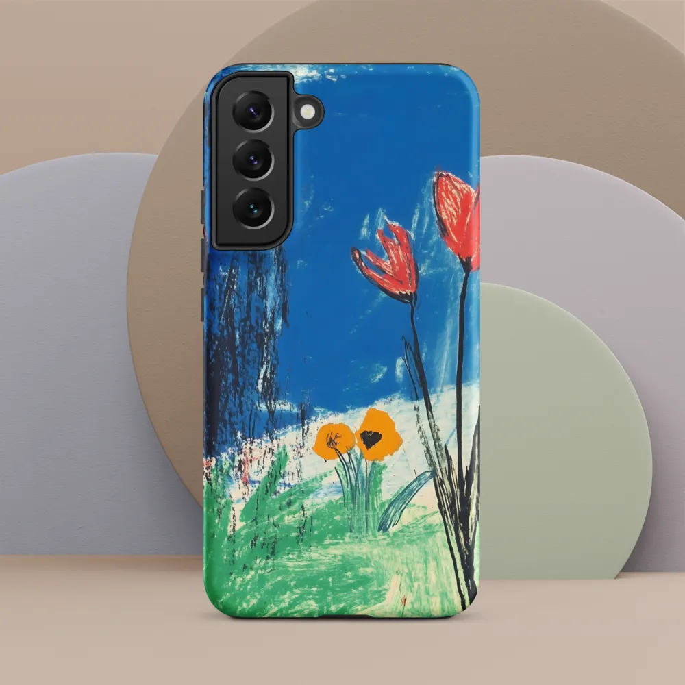 Joyful Blossoms in Blue