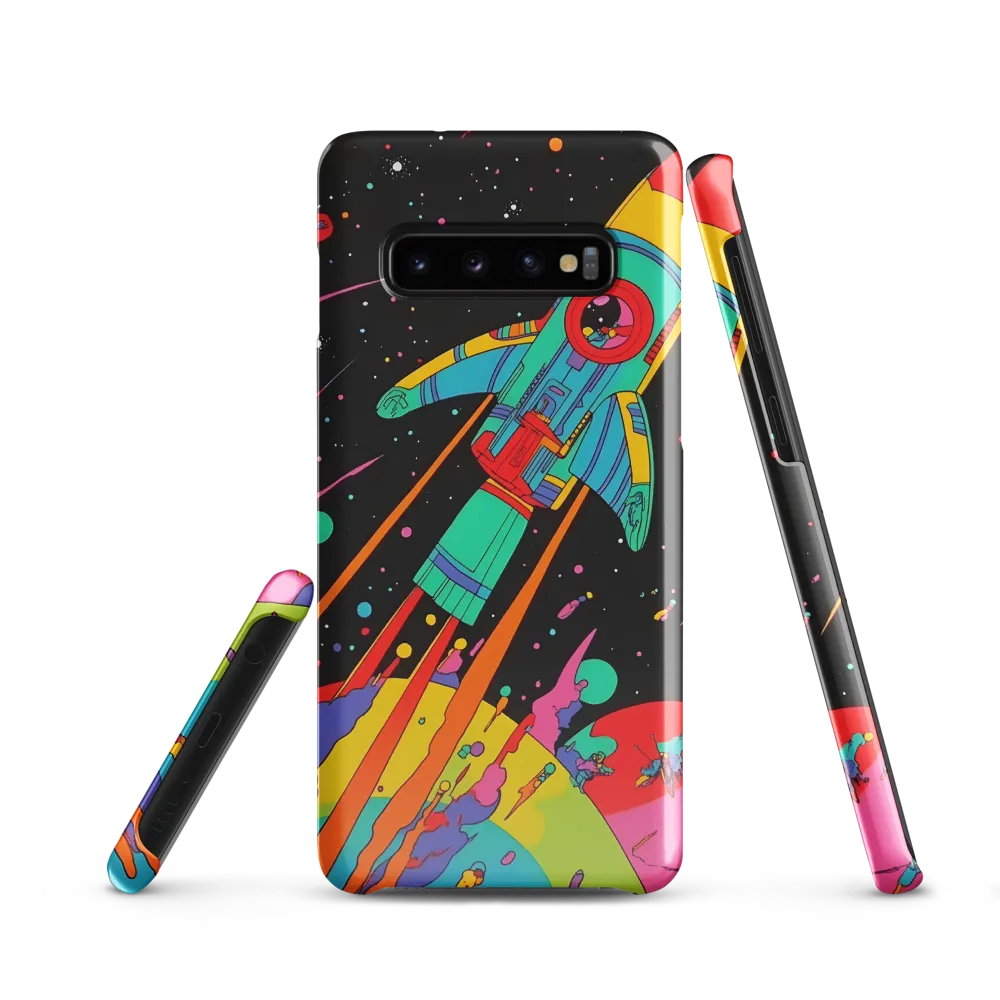 Cosmic Voyage: The Neon Lift-Off
