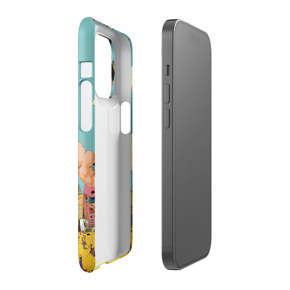 Urban Fantasia: A Whimsical Encounter | Phone Case |  14 Pro | Snap Case | Matte