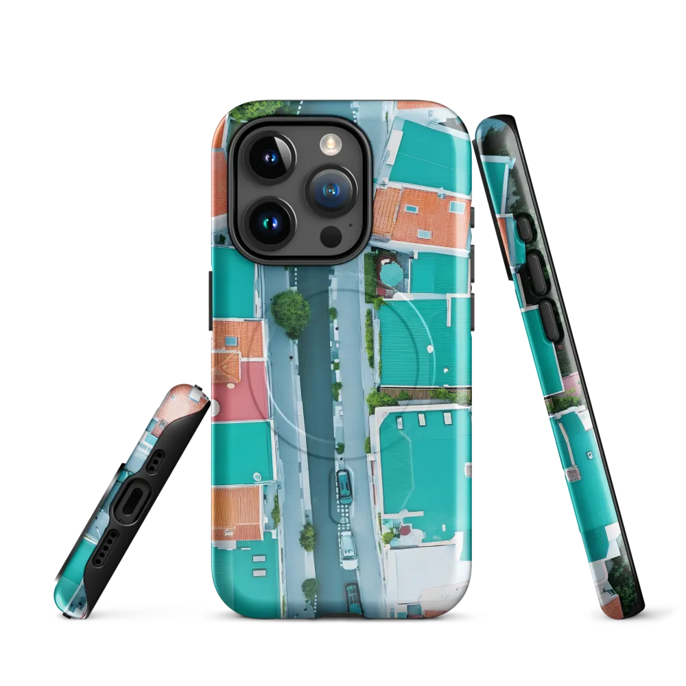 Charming Urban Tapestry | Phone Case |  15 Pro | MagSafe® Tough Case | Glossy