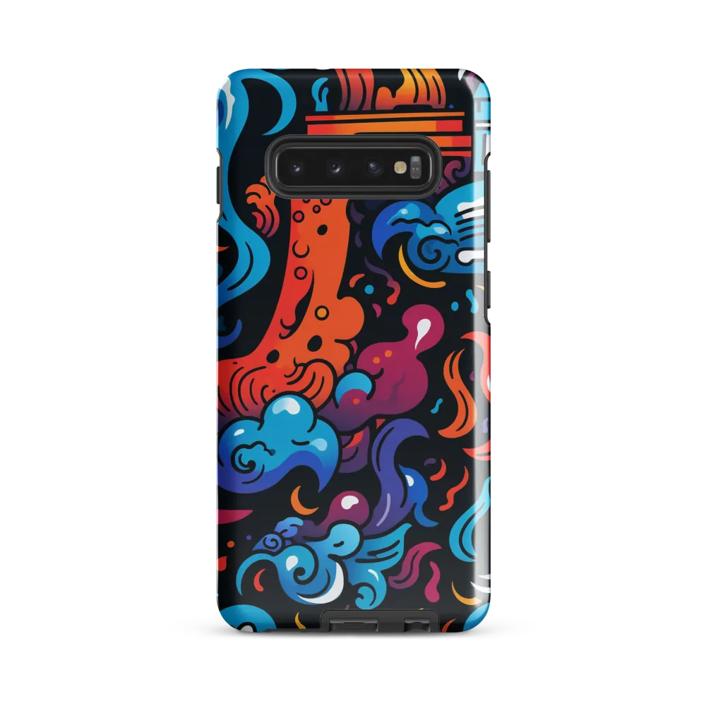 Whirlwind of Color and Light | Phone Case |  S10 Plus | Tough Case | Glossy