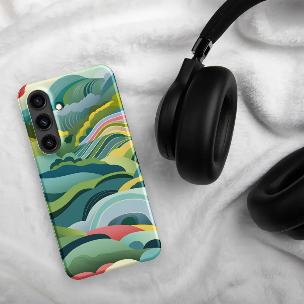 Waves of Serenity | Phone Case |  S24 | Snap Case | Matte