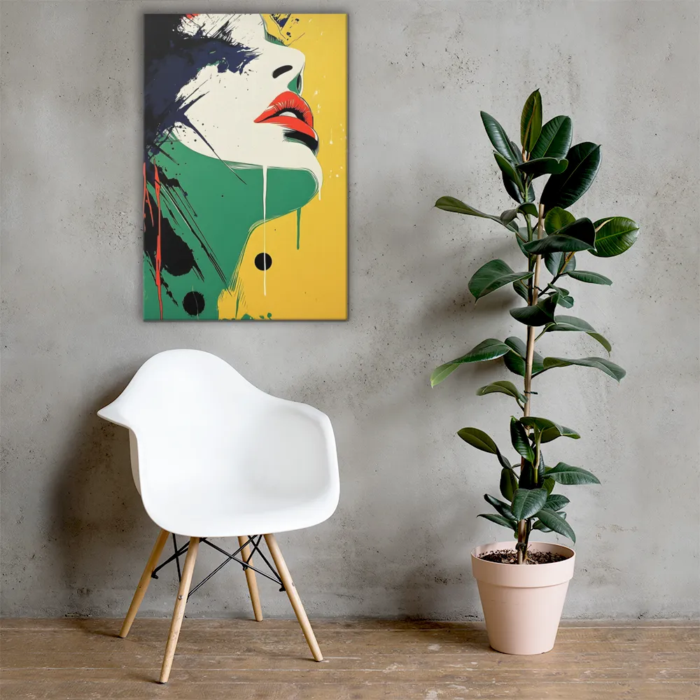 Bold Reflections: A Pop Art Portrait