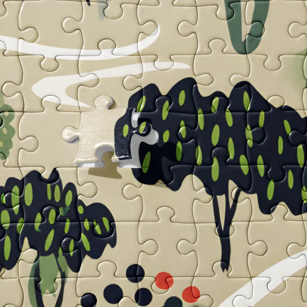 Harmony in Nature: A Whimsical Tapestry
