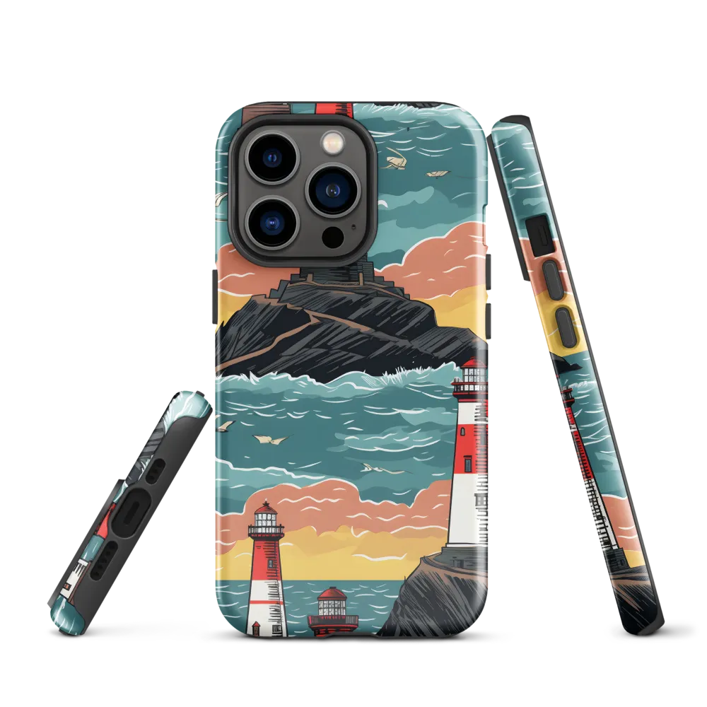 Lighthouses in a Whimsical Ocean
